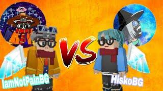 IamNotPain BG  VS  Hisko BG ( 1v1 ) Bed Wars! (Blockman Go Blocky Mods) | IamNotPain BG