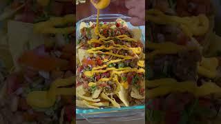 Nachos With Cheese And Vegetables #shorts #nacho #crunchy