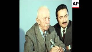 SYND 17-3-71 ANKARA SCENES AND INTERVIEW WITH INONU