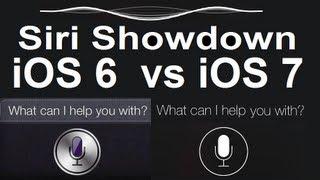 Siri: iOS 6 vs iOS 7