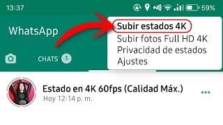 Como SUBIR Videos a Estados de WhatsApp en 4K sin PERDER CALIDAD