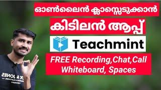 Teachmint App Malayalam|How To Use Teachmint Online Teaching App|Free Online Teaching App Malayalam