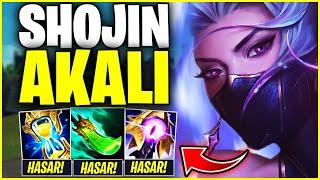 HEM TANK HEM TEK ATAN SHOJIN AKALI BUILD'İ İLE OYUNU TAŞIMAK!!