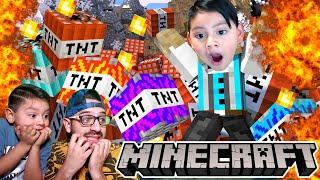 MINECRAFT: EXPLOTAMOS TODAS LAS TNTs  | Juegos Karim Juega