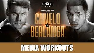 Canelo vs Berlanga MEDIA WORKOUT with UNDERCARD • LIVE at MGM T-Mobile VEGAS #CaneloBerlanga