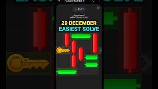 Mini Game Today 29 December Hamster Kombat How To Solve Mini Game Puzzle in Hamster Kombat (100%)