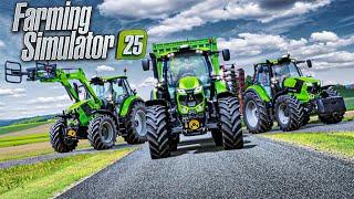 Deutz-Fahr Farm FS25 | Beste Deutz Traktoren Mods arbeiten | Landwirtschafts Simulator 25