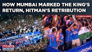 Mumbai Celebrates Rohit, Kohli, Bumrah & Team India| Watch Best Moments Of T20 World Cup's Return