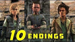 The Walking Dead: Final Season | All Possible Endings (Violet, Louis & Tenn's Fate)