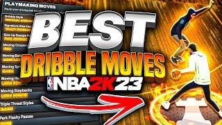 *NEW* BEST DRIBBLE MOVES for ALL RATINGS (70-92+) on NBA 2K23! FASTEST COMBOS & BEST BADGES!