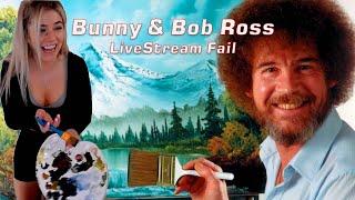 Bob ross Painting Tutorial - Twitch Fail / Emotional Break down