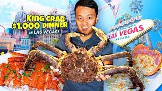 $1,000 KING CRAB Dinner! 48 Hours Eating at the NEW Fontainebleau Hotel in Las Vegas