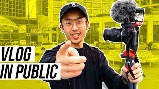 How to VLOG in Public Without Fear? (Vlogging in Public TIPS with a DSLR/Phone)