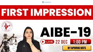 AIBE 19: First Impression | All India Bar Examination | Apurva Vats