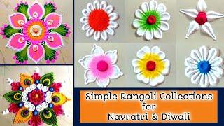 Navratri Rangoli/Simple Rangoli Designs/Rangoli Designs for Diwali/Dussehra Rangoli/Top Rangoli