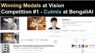 Tips for Winning Medals at Vision Competitions #1 - Cutmix at BengaliAI