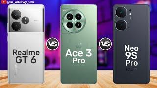 Realme GT 6 vs OnePlus Ace 3 Pro vs iQOO Neo 9S Pro: Which is the FASTEST Android Phone?"