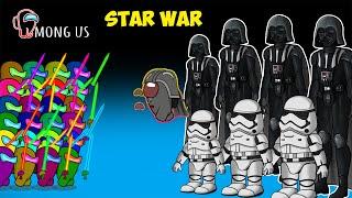 Among Us vs Star Wars Animation | Crew Mars Among Us Animation