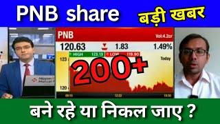 PNB share latest news today, PNB share news today, Target price, share analysis, buy or sell ?