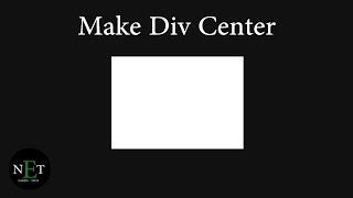 How to make div center in webpage without using flex || NarenETech