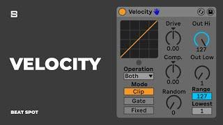 Velocity | Midi Effect | Ableton Live Tutorial