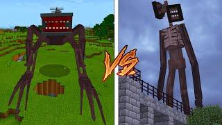 Megahorn Vs. Siren Head in Minecraft