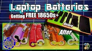 Free 18650 Cells - Laptop Battery Hacking - Salvage & Reuse