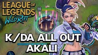K/DA All Out Akali | Skin Spotlight | League of Legends : Wild Rift