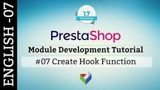 EN007 - How to create Hook function in PrestaShop Module | PrestaShop Module Tutorial