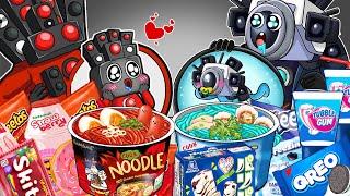 TITAN SPEAKERMAN PREGNANT vs BABY TITAN TV MAN | Convenience Store Food COMPLETE EDITION | Animation