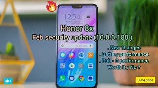 Honor 8x new update