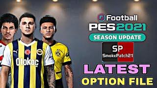 Pes 2021 Option File | Smoke Patch 2023/2024 | Patch 23/24