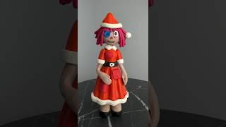 I made a Ragatha but she’s Santa’s helper#pomni #ragatha #jax #digitalcircus #plasticine#music