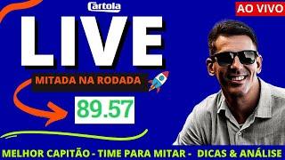 LIVE CARTOLA 2024 | ESCALAÇÃO E FECHAMENTO DA RODADA 13