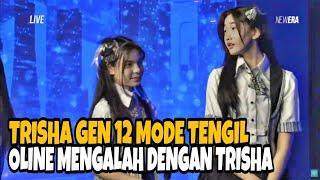 Funny!! Trisha gen 12 JKT48 is in bad fashion, Oline gen 12 gives in to Trisha