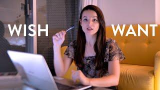 Wish VS Want: What's the Difference? English Vocabulary, Writing, and Grammar with Alisha