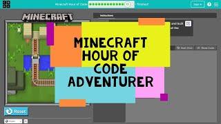 Minecraft Hour of Code Adventurer - Code.org Minecraft Adventure Answers Level 1 to Level 14