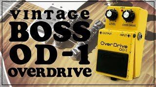 Vintage Boss OD-1 Overdrive Pedal Demo