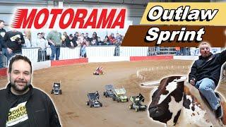 RC Racing - Outlaw Sprint cars at Motorama - Jonny Springs Pro bull rider