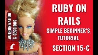 Ruby on Rails Beginner's Tutorial. 15-C/17. Admin Authentication from scratch.