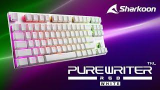 Sharkoon PureWriter TKL RGB White