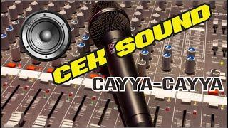 Cek sound Audio gendang |  bass kendang drum cayya cayya