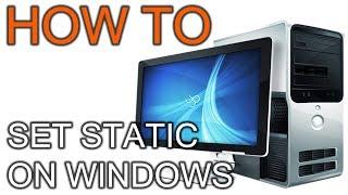 How to Set Static IP on Windows 7 - 8 - 10 PC