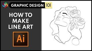 Make Minimal Line Art Design in Adobe Illustrator