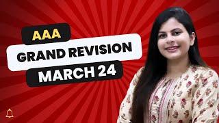 ACCA Advanced Audit and Assurance Grand Revision | AAA March 2024