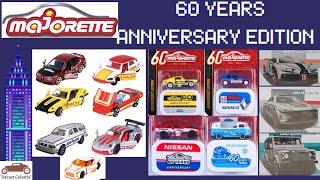 Majorette 60 Years Anniversary Edition Mix | Mustang Bugatti Defender Porsche Skyline Camaro GT-R