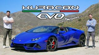 2020 Lamborghini Huracan Evo Spyder Review // Suns Out Guns Out