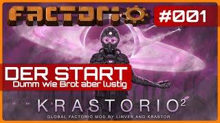 ️ Factorio / Krastorio 2 Neustart deutsch Folge #001 - Mod Vorstellung - Dumm wie Brot   2023.