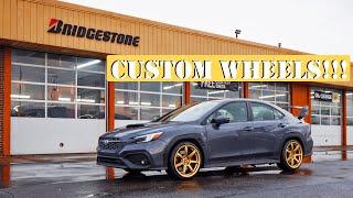 From Vision to Reality: Installing My Custom Wheels on the 2024 Subaru WRX! ️