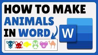 How To Type Animal Symbols In MS Word (2024)